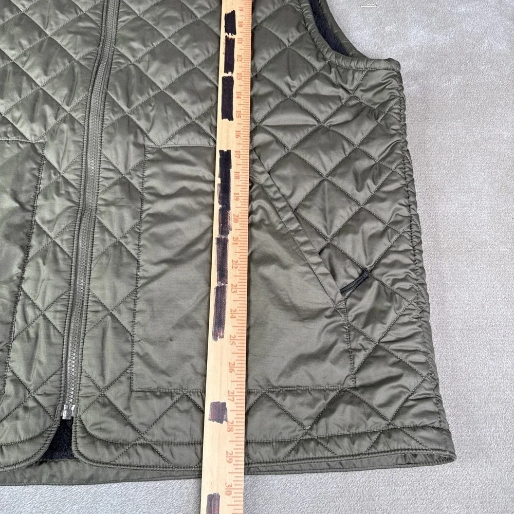 The North Face Cuchillo Vest Mens Size XXL Olive Green Quilted Insulated